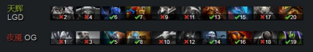 DOTA2 TI7淘汰赛败者组战报 LGD2:0轻松击败OG