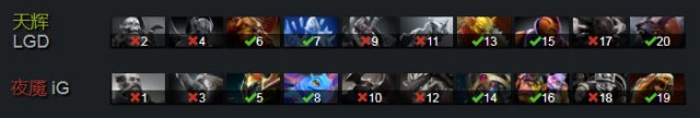 DOTA2 TI7淘汰赛第5日战报 iG不敌LGD，B神憾离TI7