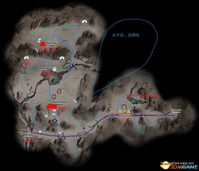 漫漫长夜神秘湖铁路路线地图及玩法心得