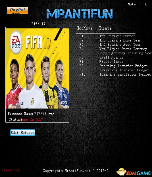 FIFA17修改器怎么用 FIFA17修改器使用教程及下载