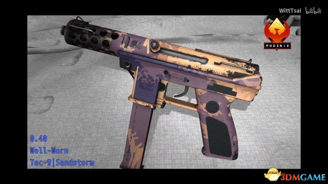 CSGO Tec-9全皮肤游戏内展示以及检视视频一览