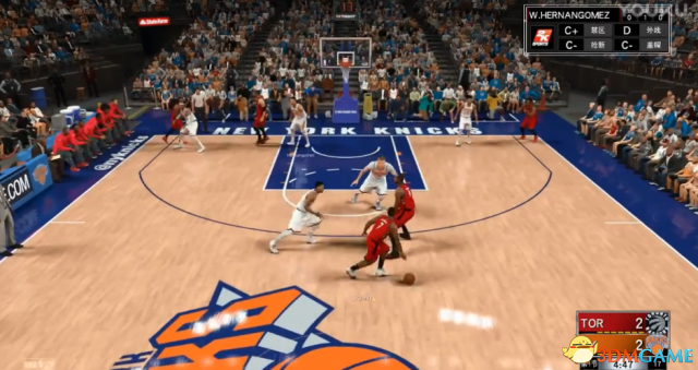 NBA2K17名人堂难度电脑对阵防守视频攻略