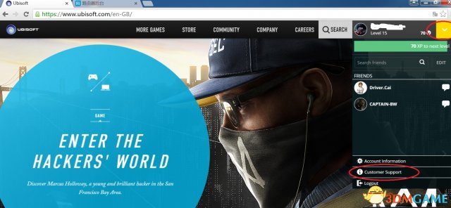 彩虹六号PS4/XONE版怎么登录UBI CLUB