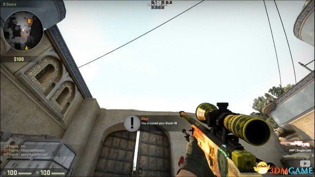 CSGO狙击枪皮肤展示视频 巨龙传说好看吗