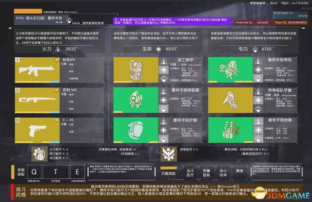全境封锁套装怎么配 部分套装配法一览