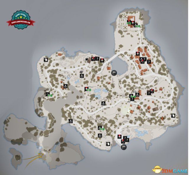 狙击精英4全收集点高清地图 狙击精英4地图一览