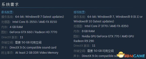 WWE2K17什么配置能玩