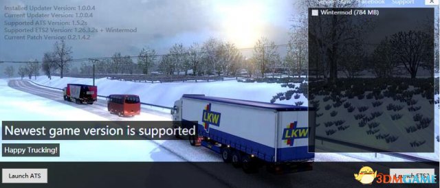 欧洲卡车模拟2冬季MOD怎么关闭下雪效果