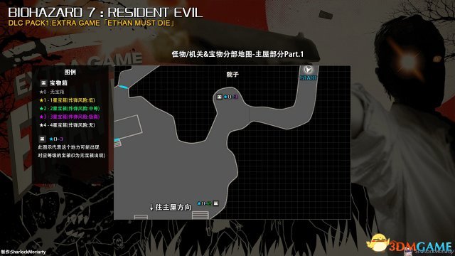 生化7宝箱及陷阱位置