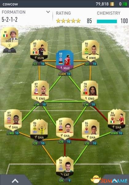 FIFA175212阵型推荐