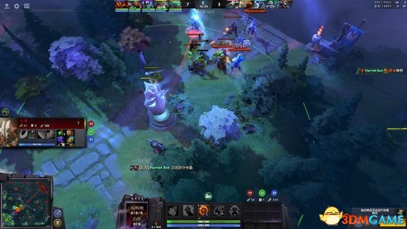 DOTA2 7.0如何查看补刀
