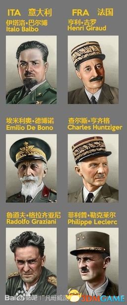 钢铁雄心41.3版新增将领一览 1.3版新增了哪些将领