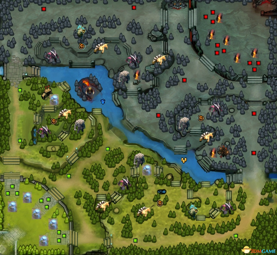 DOTA2 7.0眼位怎么插 新地图改动刁钻眼位攻略