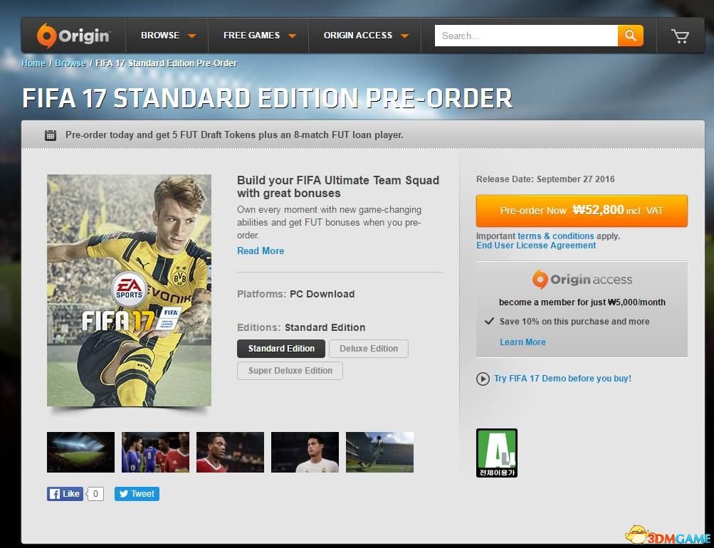 FIFA17俄区正版怎么更新全语言
