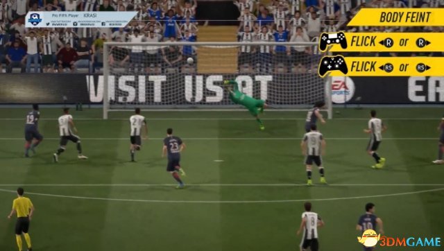 FIFA17禁区前过人技巧