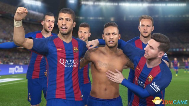 《实况足球2017》脱衣庆祝操作说明 PES2017怎么脱衣庆祝
