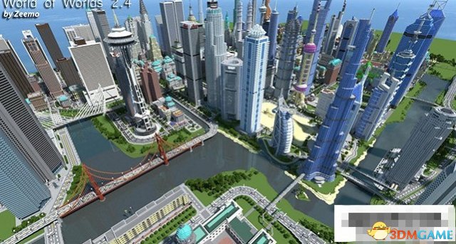 我的世界1.8.0世界之城地图存档