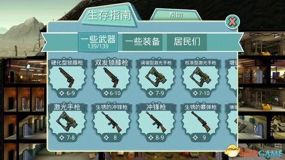 《辐射避难所》武器装备人物图鉴