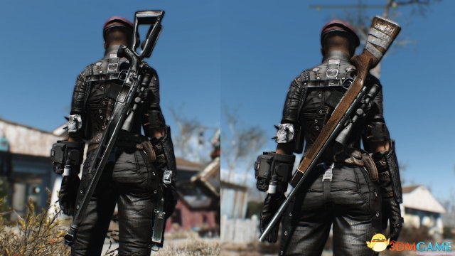 辐射4背枪mod背部可外挂武器显示mod角色增强mod
