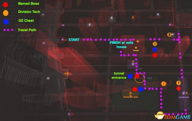 全境封锁暗区刷怪路线