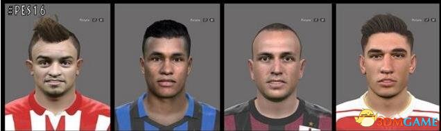 PES2016沙奇里等脸型