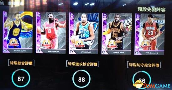 NBA2K16紫卡球员推荐