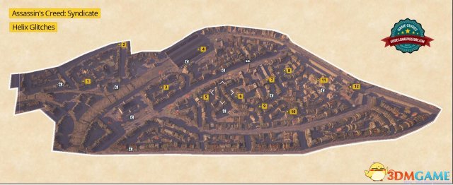 枭雄碎片收集地图