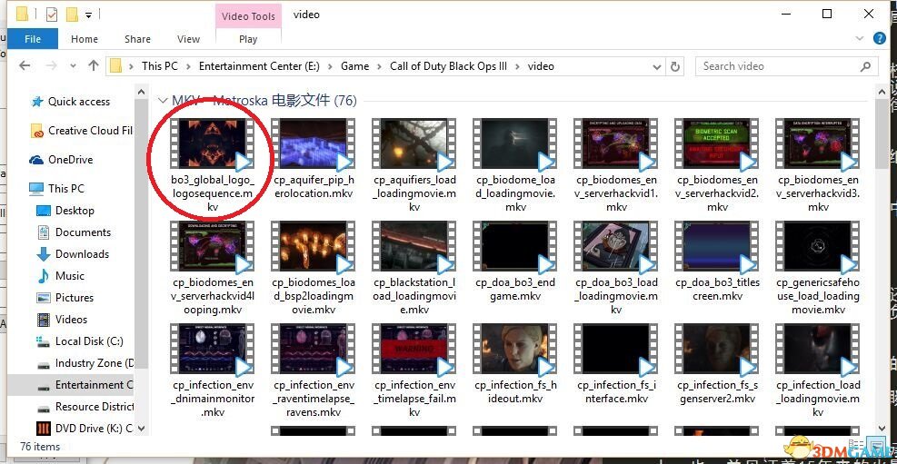 使命召唤12黑色行动3怎么跳片头动画