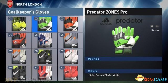 PES2016解锁24款手套