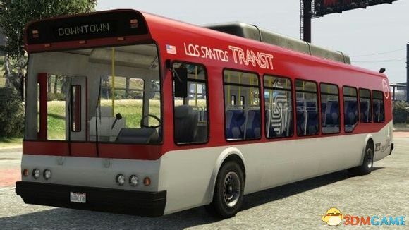 侠盗猎车5GTA5PC版 公交车漂移玩法视频 帅到没朋友
