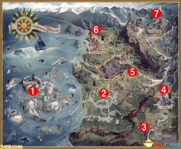 巫师3狂猎世界地图