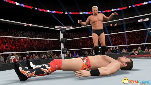 WWE2K15 将对手扔出擂台角柱操作方法 怎么扔出擂台