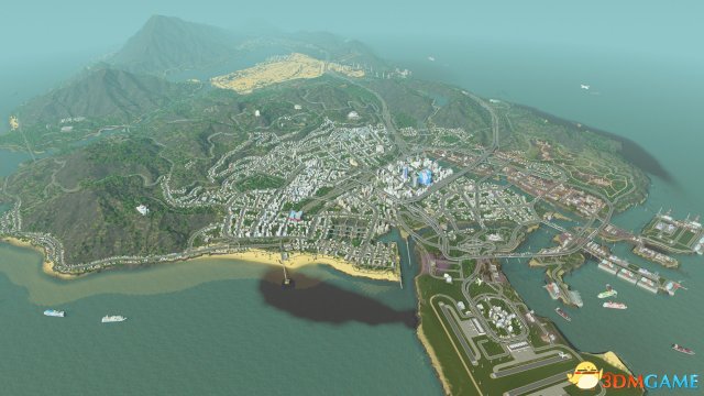 城市：天际线 神级城市MOD 大神高还原度GTA5城市MOD