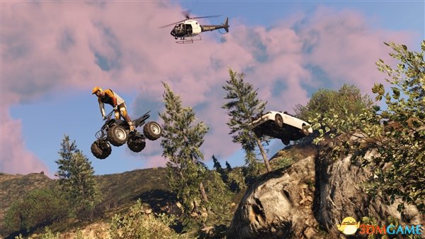 侠盗猎车5GTA5PC版 叼炸天驾驶特技表演视频分享