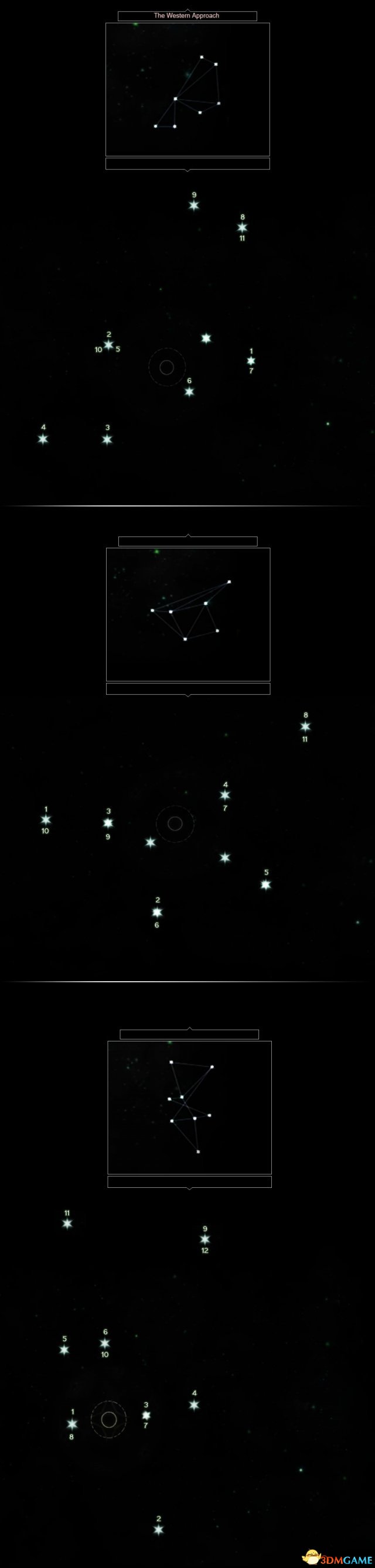 龙腾世纪3：审判 星座连线方法图解 星座怎么连线 