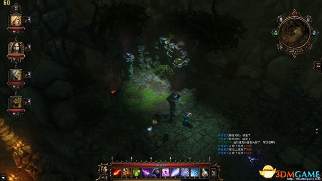 神界3：原罪 地下火毒气风四个柱子下机关的过法