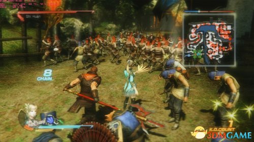 真三国无双7 with 猛将传 南中平定战关银屏专属路线