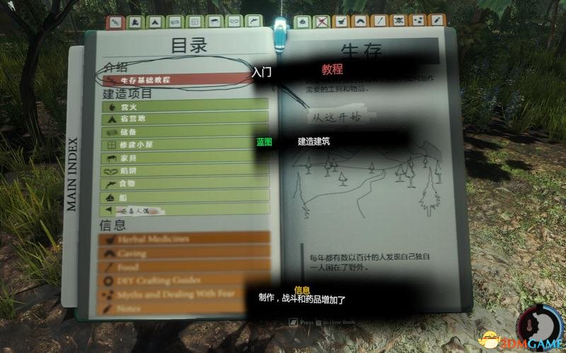 森林 图文教程攻略 游戏系统全解析