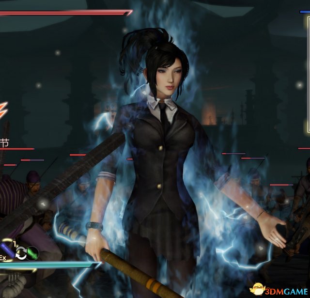 真三国无双7 with 猛将传 甄姬黑色制服装MOD
