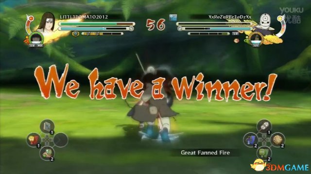 火影忍者：究极风暴3 PC版 日向宁次网战打法技巧