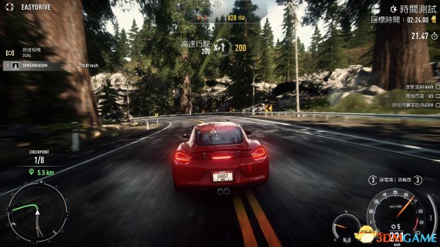 极品飞车18：宿敌 提升画质技巧 1080P实现4K画质