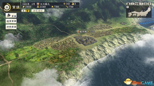 信长之野望14：创造 本城区域适性基数数据一览
