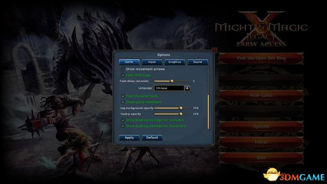 魔法门10：遗产 中文语言选择方法 怎么切换中文