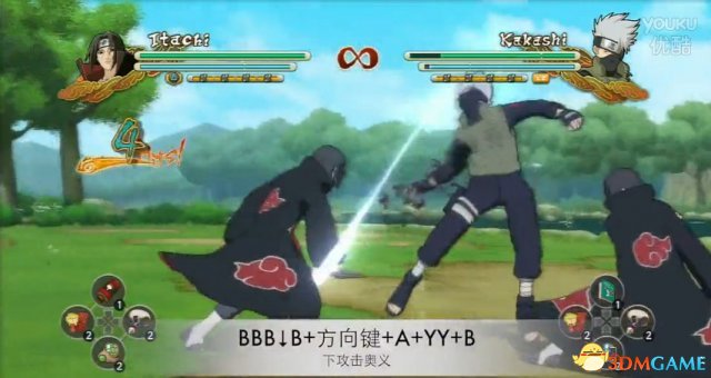 火影忍者：究极风暴3 PC版 宇智波鼬网战打法技巧