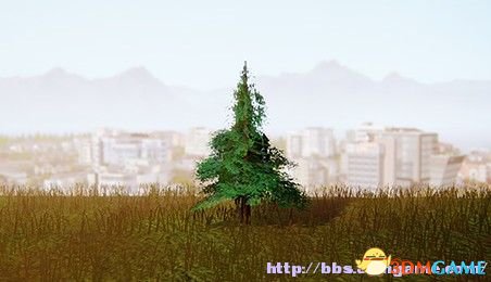 模拟城市5 树木MOD 四种不同样式不同品种的树木