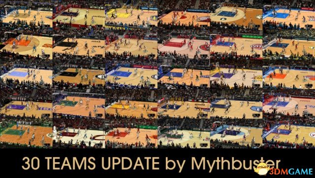 NBA 2K14 30支球队高清球场补丁