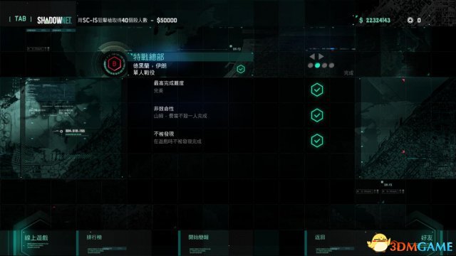 细胞分裂6：黑名单 特战总部不被发现的方法