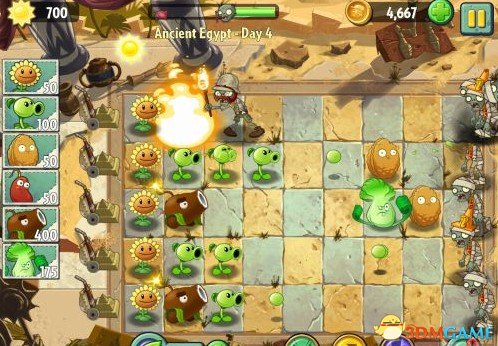 植物大战僵尸2 不花金币通关心得 通关经验分享