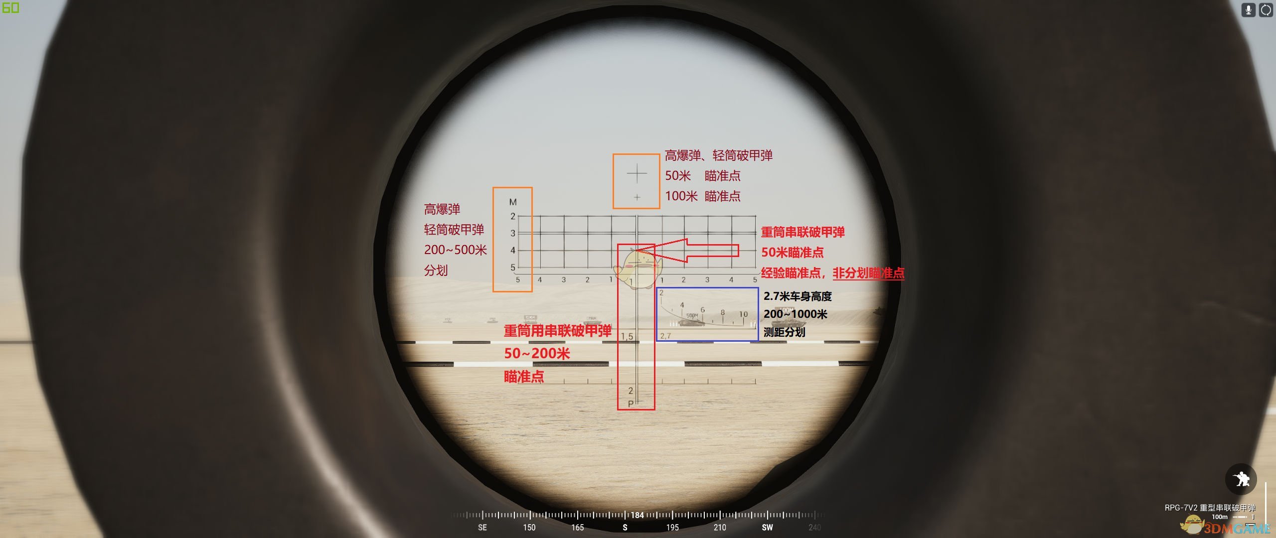 迫击炮瞄准镜使用方法图片