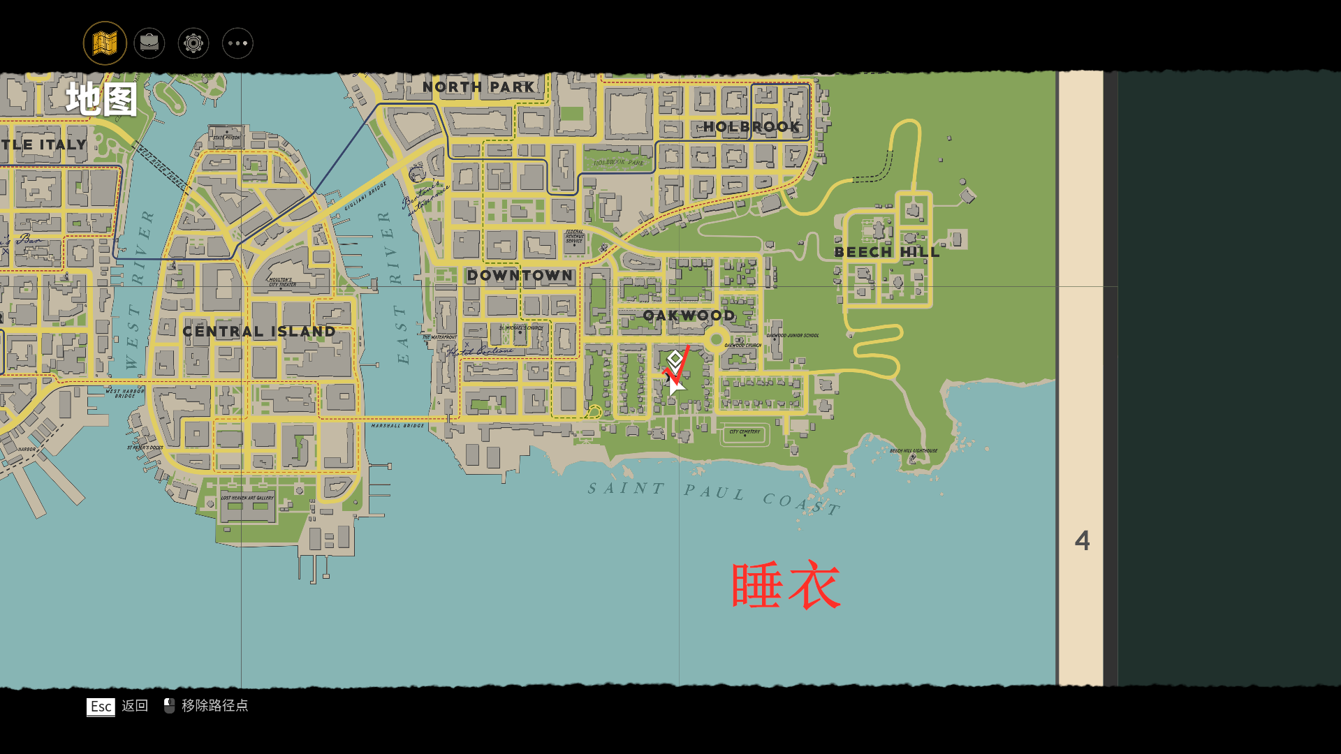 《四海兄弟：最终版》隐藏服饰睡衣获取位置分享